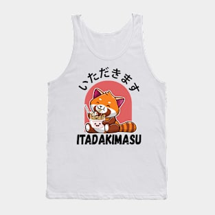 kawaii red panda Tank Top